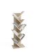 Regal >BÜCHEN 1< in Eiche Dekor - 41,6x125,3x26cm (BxHxT)