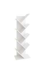 Regal >BÜCHEN 1< in weiß - 41,6x125,3x26cm (BxHxT)