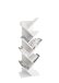 Regal >BÜCHEN 1< in weiß - 41,6x125,3x26cm (BxHxT)