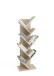 Wandregal >BÜCHEN 2< in Eiche Dekor - 127,5x38,5x25,5cm (BxHxT)