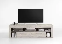 TV-Schrank >VIBIO 2< in Sandeiche Dekor - 180x52,8x41,3cm (BxHxT)