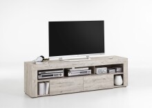 TV-Schrank >VIBIO 2< in Sandeiche Dekor - 180x52,8x41,3cm (BxHxT)