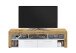 TV-Schrank >VIBIO 2< in Artisan Eiche Dekor-weiß - 180x52,8x41,3cm (BxHxT)