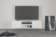 TV-Board >Brighton 1< in weiß - 104x46,5x34,5cm (BxHxT)