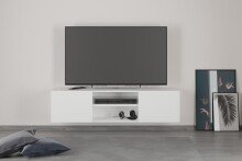 TV-Board >Brighton 1< in weiß - 104x46,5x34,5cm (BxHxT)