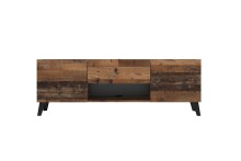TV-Board >BRIGHTON 2< in Old Style dunkel - 140x46,5x34,5cm (BxHxT)