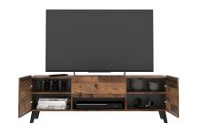 TV-Board >BRIGHTON 2< in Old Style dunkel - 140x46,5x34,5cm (BxHxT)
