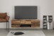 TV-Board >BRIGHTON 2< in Old Style dunkel - 140x46,5x34,5cm (BxHxT)
