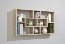 Regal >LASSE< in Eiche Dekor - 85x47,5x16cm (BxHxT)