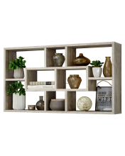 Regal >LASSE< in Sandeiche Dekor - 85x47,5x16cm...