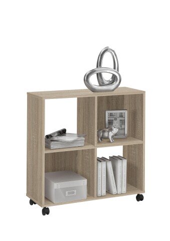 Regal >SPRINT< in Eiche Dekor - 72x78x33cm (BxHxT)