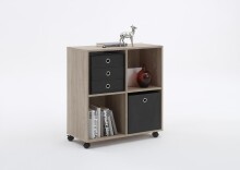 Regal >SPRINT< in Eiche Dekor - 72x78x33cm (BxHxT)