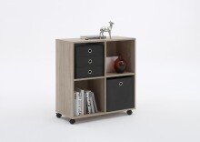 Regal >SPRINT< in Eiche Dekor - 72x78x33cm (BxHxT)