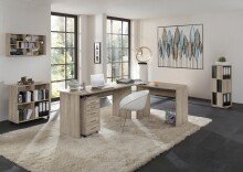 Regal >SPRINT< in Eiche Dekor - 72x78x33cm (BxHxT)