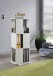 Drehregal >TOWER< in weiß - 34x108x34cm (BxHxT)
