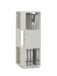 Drehregal >TOWER< in weiß - 34x108x34cm (BxHxT)