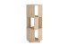 Drehregal >TOWER< in Eiche Dekor - 34x108x34cm (BxHxT)