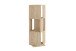 Drehregal >TOWER< in Eiche Dekor - 34x108x34cm (BxHxT)