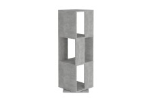 Drehregal >TOWER< in Beton LA - 34x108x34cm (BxHxT)
