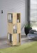 Drehregal >TOWER< in Artisan Eiche Dekor - 34x108x34cm (BxHxT)