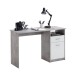 Schreibtisch >JACKSON< in Beton LA-weiß - 123x76,5x50cm (BxHxT)