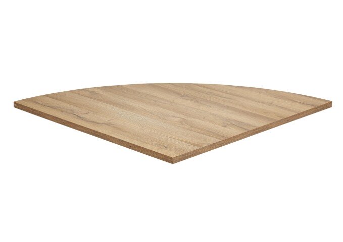 Schreibtischplatte >CALVIA 3< in Alteiche Dekor - 80x2,2x80cm (BxHxT)