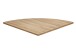 Schreibtischplatte >CALVIA 3< in Alteiche Dekor - 80x2,2x80cm (BxHxT)