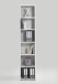 Aktenregal >CALVIA 6< in Brillantweiß - 47,1x221,3x39,9cm (BxHxT)