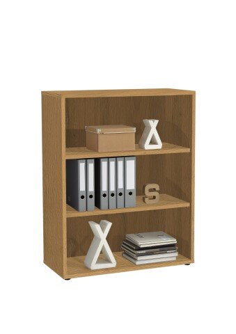 Aktenregal >CALVIA 7< in Alteiche Dekor - 89,1x112,5x39,9cm (BxHxT)