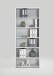 Aktenregal >CALVIA 8< in Brillantweiß - 89,1x221,3x39,9cm (BxHxT)