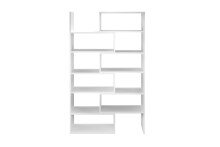 Eckregal >CALVIA 9< in Brillantweiß - 84,2x221,3x39,9cm (BxHxT)