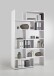 Eckregal >CALVIA 9< in Brillantweiß - 84,2x221,3x39,9cm (BxHxT)