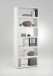 Eckregal >CALVIA 9< in Brillantweiß - 84,2x221,3x39,9cm (BxHxT)