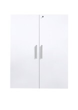 Büromöbel-Set >CALVIA 11< in Brillantweiß - 84x106x1,5cm (BxHxT)