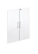 Türen-Set >CALVIA 11< in Brillantweiß - 84x106x1,5cm (BxHxT)