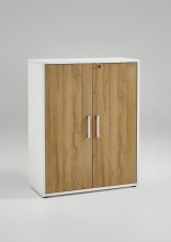 Büromöbel-Set >CALVIA 11< in Alteiche Dekor - 84x106x1,5cm (BxHxT)