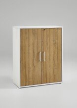 Büromöbel-Set >CALVIA 11< in Alteiche Dekor - 84x106x1,5cm (BxHxT)