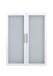 Büromöbel-Set >CALVIA 12< in Brillantweiß - 84x106x1,5cm (BxHxT)