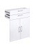 Büromöbel-Set >CALVIA 13< in Brillantweiß - 84x106x34,5cm (BxHxT)