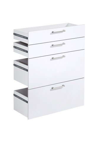 Schubkasten-Set >CALVIA 14< in Brillantweiß - 84x106x34,5cm (BxHxT)