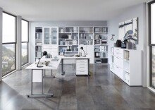 Schubkasten-Set >CALVIA 14< in Brillantweiß - 84x106x34,5cm (BxHxT)