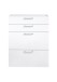 Büromöbel-Set >CALVIA 14< in Brillantweiß - 84x106x34,5cm (BxHxT)