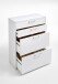 Büromöbel-Set >CALVIA 14< in Brillantweiß - 84x106x34,5cm (BxHxT)