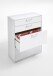 Büromöbel-Set >CALVIA 14< in Brillantweiß - 84x106x34,5cm (BxHxT)