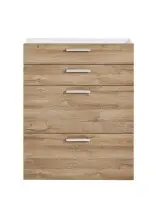 Schubkasten-Set >CALVIA 14< in Alteiche Dekor - 84x106x34,5cm (BxHxT)