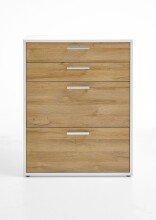 Büromöbel-Set >CALVIA 14< in Alteiche Dekor - 84x106x34,5cm (BxHxT)