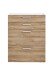 Büromöbel-Set >CALVIA 14< in Alteiche Dekor - 84x106x34,5cm (BxHxT)