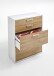 Büromöbel-Set >CALVIA 14< in Alteiche Dekor - 84x106x34,5cm (BxHxT)
