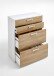 Büromöbel-Set >CALVIA 14< in Alteiche Dekor - 84x106x34,5cm (BxHxT)