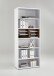 Regaleinsatz >CALVIA 15< in Alteiche Dekor - 84,5x33,5x35cm (BxHxT)